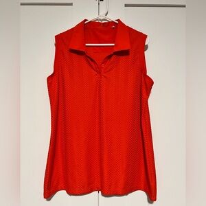 Nancy Lopez Sleeveless Golf Shirt